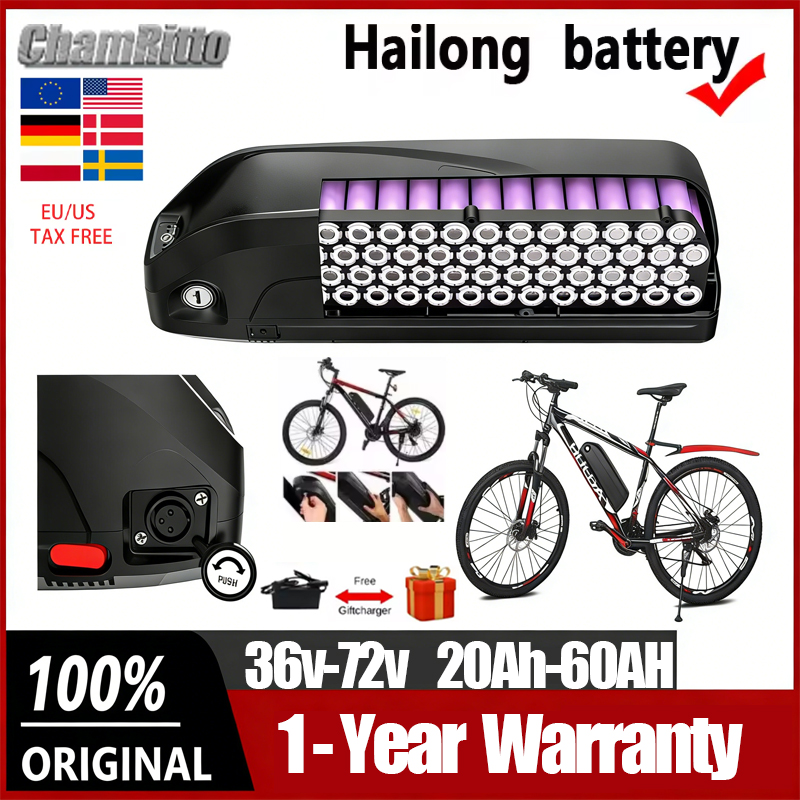 Ebike Battery 48V 20Ah Hailong - 36V 48V 52V Elektrische Fiets Hailong