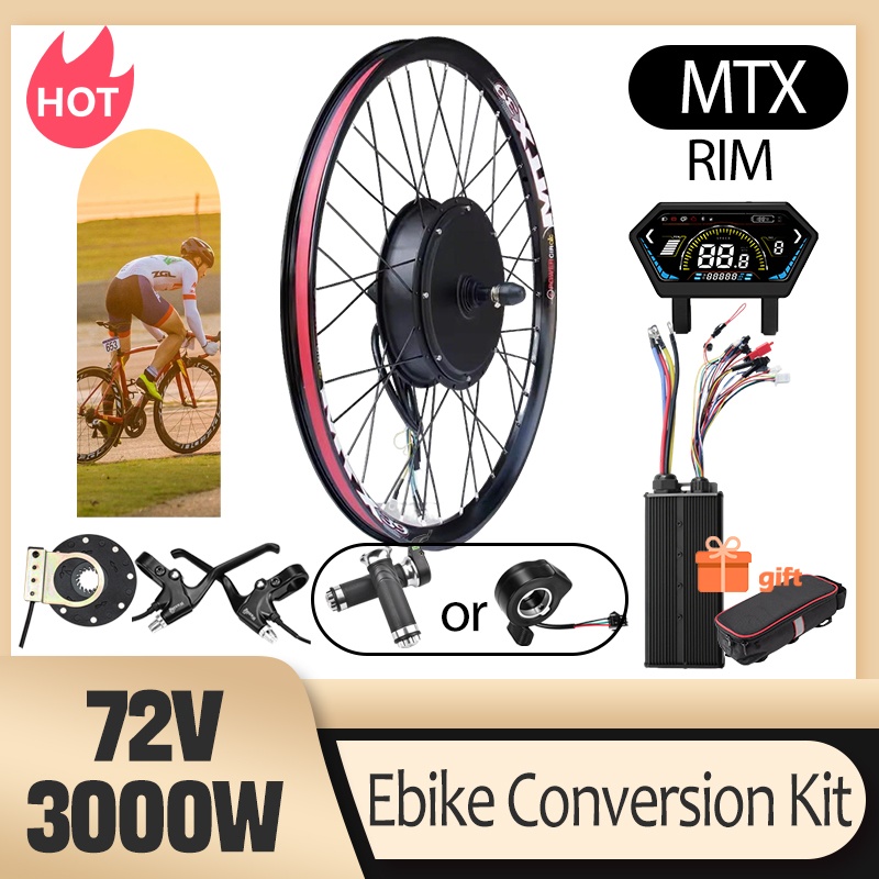 Ebike Conversion Kit 72V 3000W - 3000W MTX39 E-bike ombouwkit 72V borstelloze