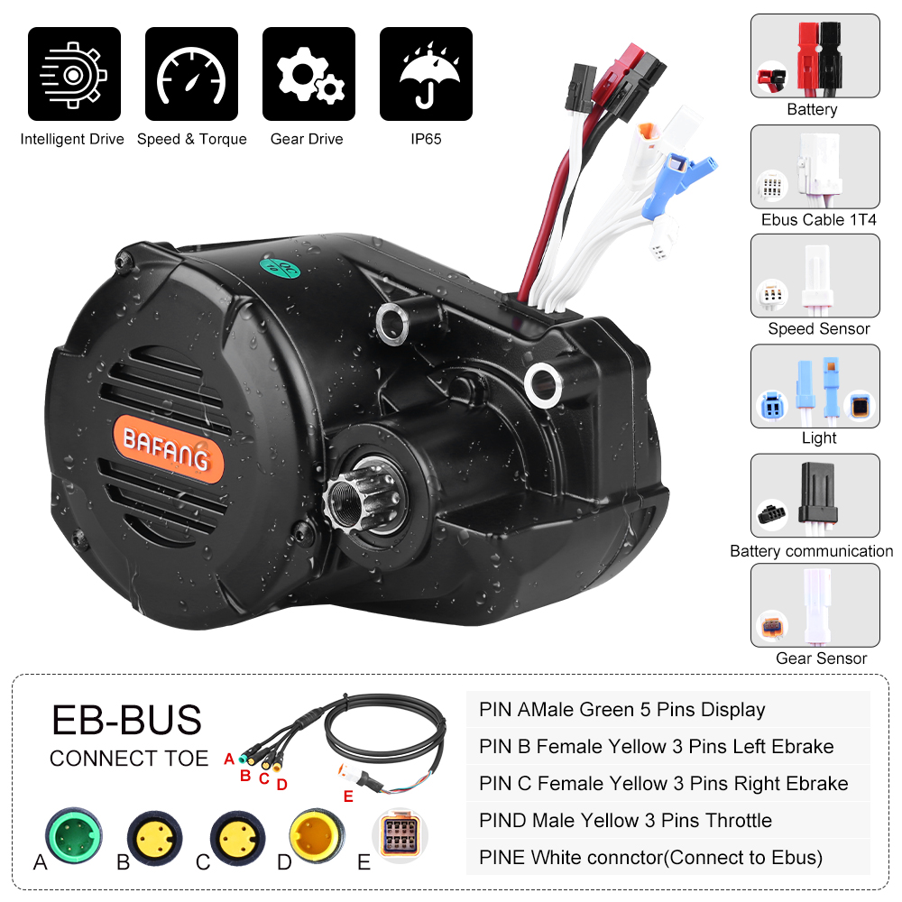 Bafang M620 G510 1000W Mid Dri - Mid Drive Motor Kit 52V 1000W recensie en prijs