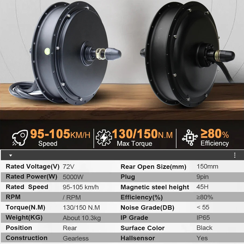 Nieuwe MTX39 72V 5000W E-bike  - Ebike Conversion Kit 72V 3000W recensie en prijs