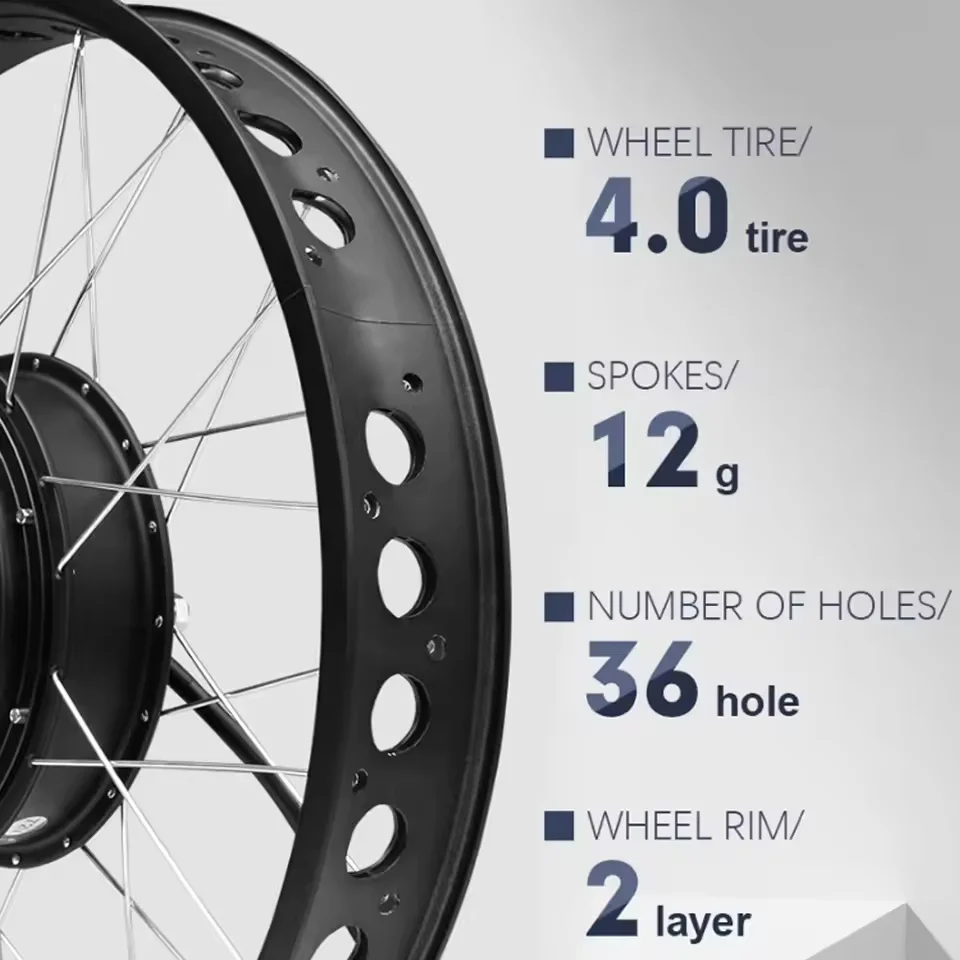 72V 3000W Ebike Sneeuwfiets Om - Ebike Conversion Kit 72V 3000W recensie en prijs