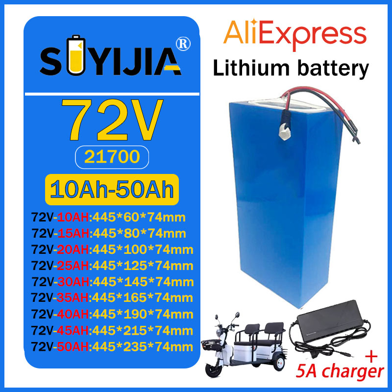 72V 50Ah 45Ah 20Ah 25Ah 30Ah 3 - Electric Bicycle Battery 72V 30Ah recensie en prijs