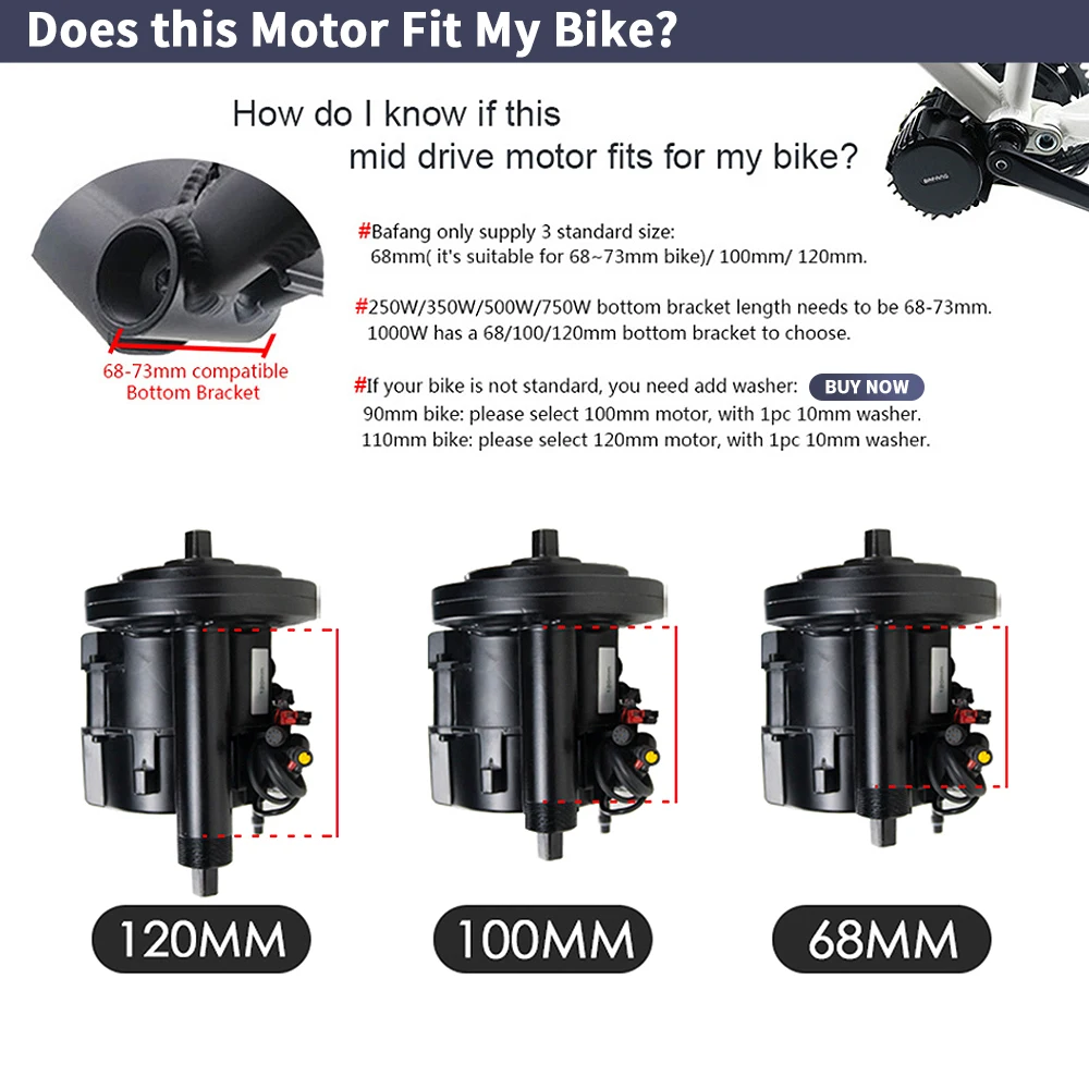 Bafang BBSHD 1000W 48V 68mm Mi - Bafang Bbshd 1000W Conversion Kit recensie en prijs